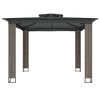 vidaXL Gazebo with Double Roof Anthracite 2.94x2.94 m Steel