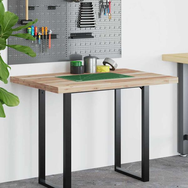 vidaXL Desk Top Untreated 120x70x4 cm Solid Wood Acacia