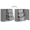 vidaXL Sideboard Grey Sonoma Engineered Wood