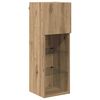 vidaXL Wall-mounted TV Cabinet Artisan Oak 30.5 x 30 x 90 cm