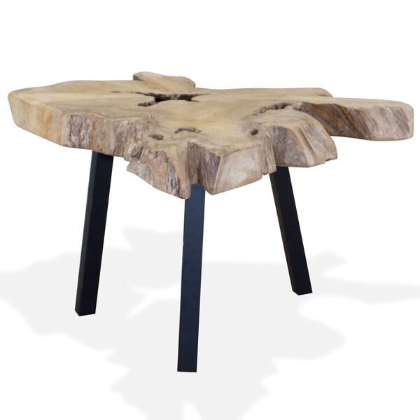 vidaXL Coffee Table Genuine Teak 80x70x38 cm