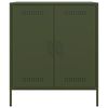 vidaXL Sideboard Olive Green 68x39x79 cm Steel