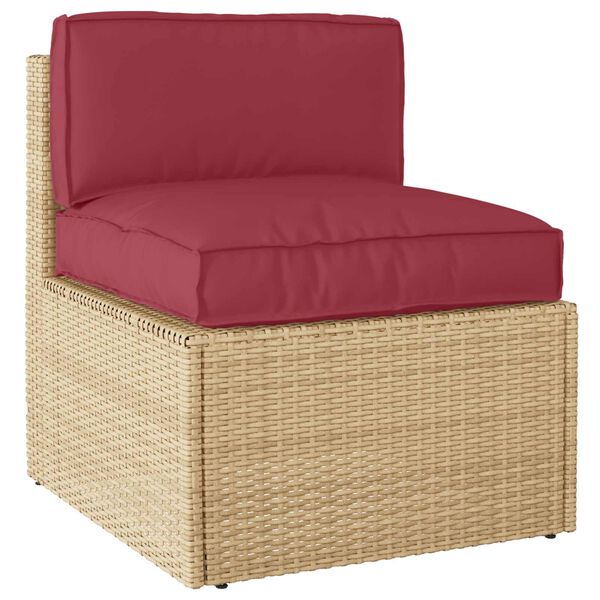 vidaXL Pallet Cushion for Seat / Backrest Wine Red 120 x 60 x 12 cm