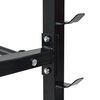 vidaXL Dumbbell Rack Black 99 x 45 x 95.5 cm Powder-Coated Steel