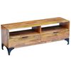 vidaXL TV Stand Mango Wood 120x35x45 cm
