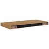 vidaXL Wall Shelf 2 pcs Beige 50 x 23 x 4 cm Engineered Wood