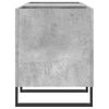 vidaXL Record Cabinet Concrete Grey 121x38x48 cm Engineered Wood