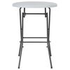 vidaXL Folding Bar Table White 80x110 cm HDPE