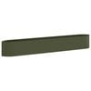 vidaXL Raised Garden Bed Olive Green 300 x 40x 40 cm Steel