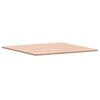 vidaXL Table Top 80x80x1.5 cm Square Solid Wood Beech