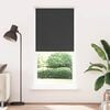 vidaXL Roller blind blackout 104.4x230 cm Fabric Width 100 cm black