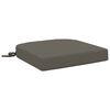vidaXL 1-Piece Seat Cushion SOEST 100% Polyester Grey 40 x 40 x 7 cm