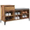 vidaXL Shoe Cabinet Old wood 102 x 36 x 60 cm Engineered wood