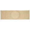 vidaXL Rug Natural and White 60 x 250 cm Jute
