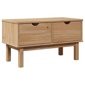 vidaXL Hallway Bench OTTA 80x40x45 cm Solid Wood Pine