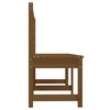 vidaXL Garden Bench Honey Brown 201.5 cm Solid Wood Pine