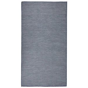 vidaXL Outdoor Flatweave Rug 80x150 cm Blue
