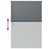 vidaXL Venetian Blinds Manual Dark Grey 175 x 115 cm Aluminium