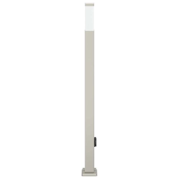 vidaXL Bollard Light with Outlet 110 cm Stainless Steel IP44