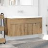 vidaXL Sink cabinet with Storage with Door Artisan Oak Engineered Wood