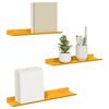 vidaXL Floating Shelf 3 pcs Mustard Yellow 40 x 9 x 2.5 cm Steel