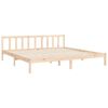 vidaXL Bed Frame without Mattress Super King Size Solid Wood Pine