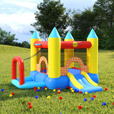 vidaXL Happy Hop Inflatable Bouncer with Slide 300x280x202 cm PVC