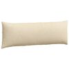 vidaXL Sofa Pillows 2 pcs Cream 120 x 40 cm Fabric
