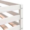 vidaXL Bunk Bed without Mattress White&Black 80x200 cm Solid Wood Pine