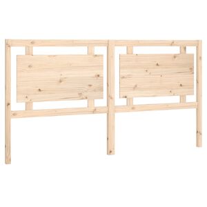 vidaXL Bed Headboard 185.5x4x100 cm Solid Pine Wood