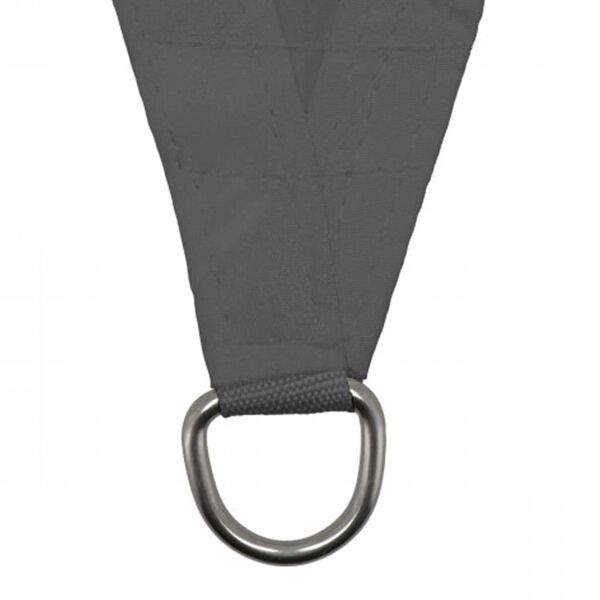 Livin'outdoor Shade Cloth Como Polyester Triangle 3.6x3.6 m Grey