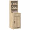 vidaXL Highboard Sonoma Oak 40 x 40.5 x 135 cm Engineered Wood