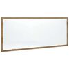 vidaXL LED Bathroom Mirror Artisan Oak 100x8.5x37 cm Engineered Wood