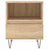 vidaXL Bedside Cabinet Sonoma Oak 40x35x50 cm Engineered Wood
