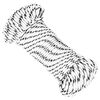 vidaXL Braided Boat Rope White 4 mmx25 m Polyester