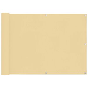 vidaXL Balcony Screen 75 x 200 cm PU coated oxford alu