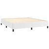 vidaXL Bed Frame without Mattress White Super King Faux Leather