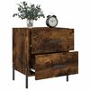 vidaXL Bedside Cabinets 2 pcs Smoked Oak 40x35x47.5 cm Engineered Wood
