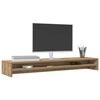 vidaXL Monitor Stand Artisan Oak 100x24x13 cm Engineered Wood