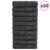vidaXL Premium Hand Towels "SOLUND" 50 pcs Anthracite 50x100 cm 600 gsm