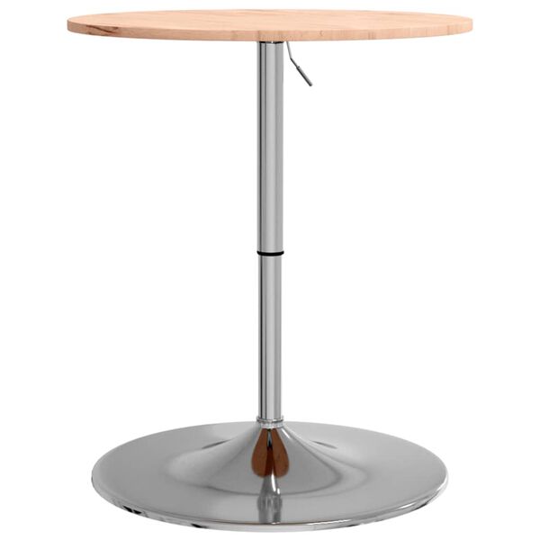 vidaXL Bar Table &Oslash;60x89.5 cm Solid Wood Beech