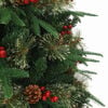 vidaXL Artificial Hinged Christmas Tree Green 150 cm PE and PVC