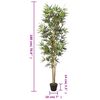 vidaXL Artificial Bamboo Tree 1104 Leaves 180 cm Green