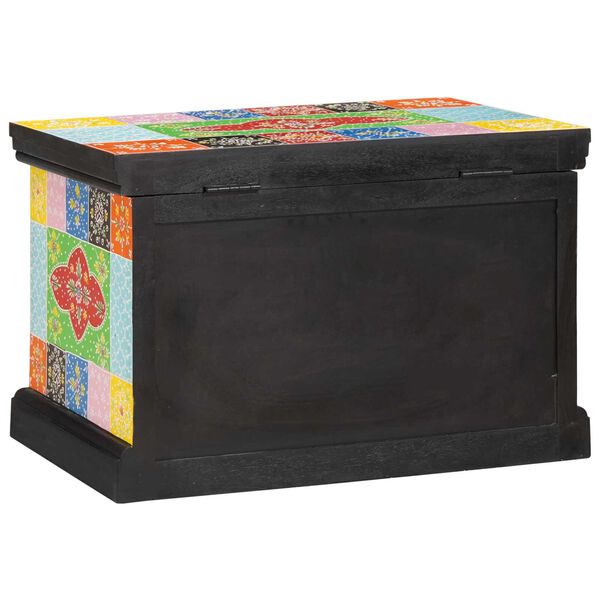 vidaXL Storage Box Multicolour 60 x 40 x 40 cm Solid Mango wood