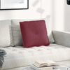 vidaXL Back Pillow Wine Red 50 x 19 x 45 cm Fabric