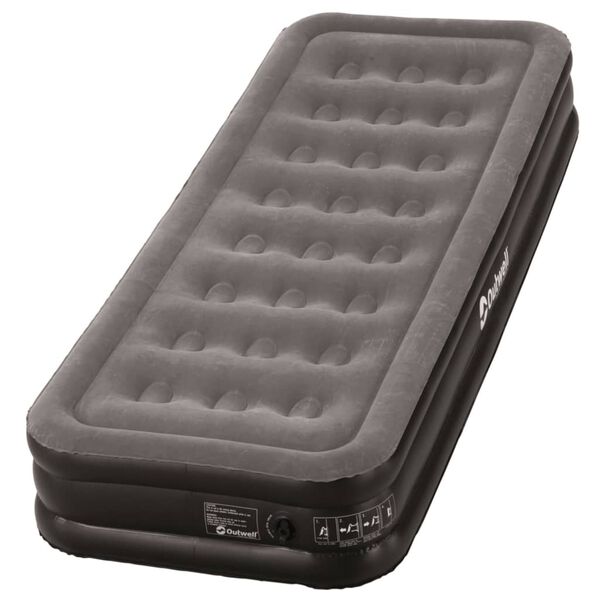 Outwell Airbed Excellent Single 200x80x30 cm Grey and Black