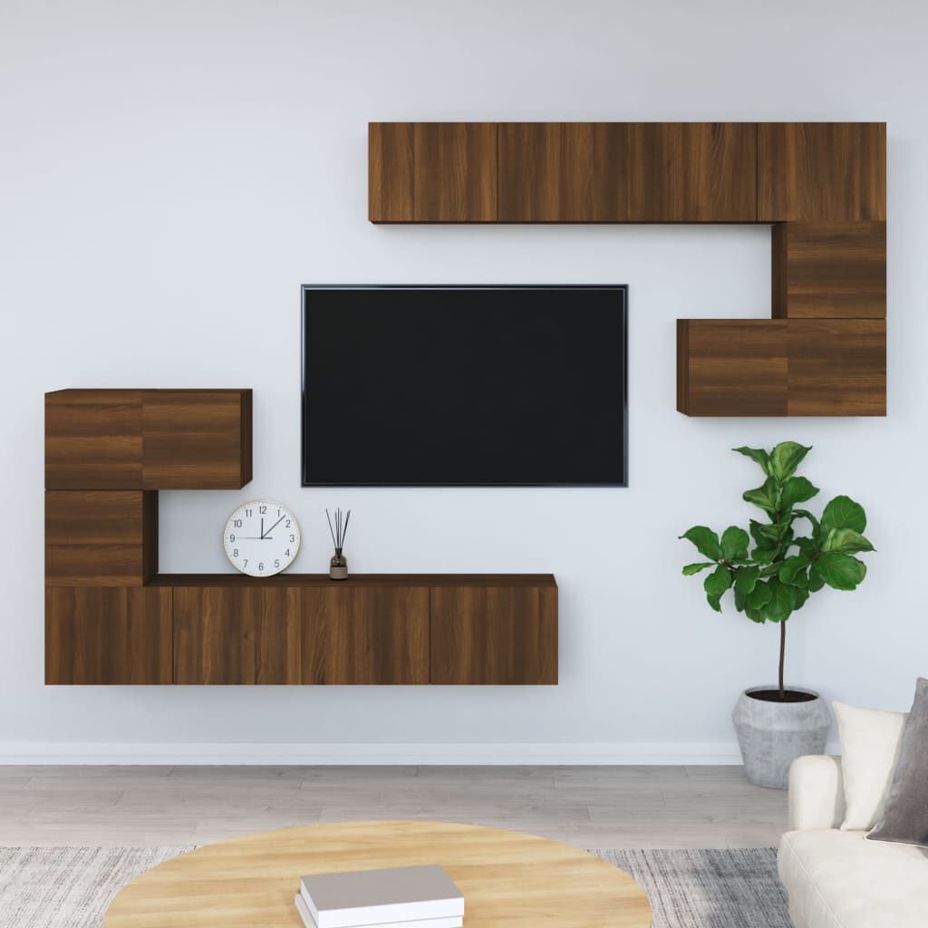 Brown tv new arrivals cabinet