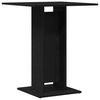 vidaXL Bistro Table Black Oak 60x60x75 cm Engineered Wood