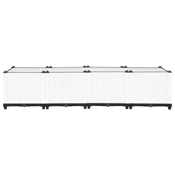 vidaXL Raised Bed 160x40x38 cm Polypropylene