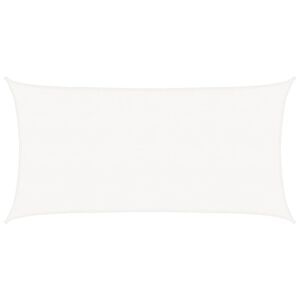 vidaXL Sunshade Sail HDPE Rectangular 2x4 m White